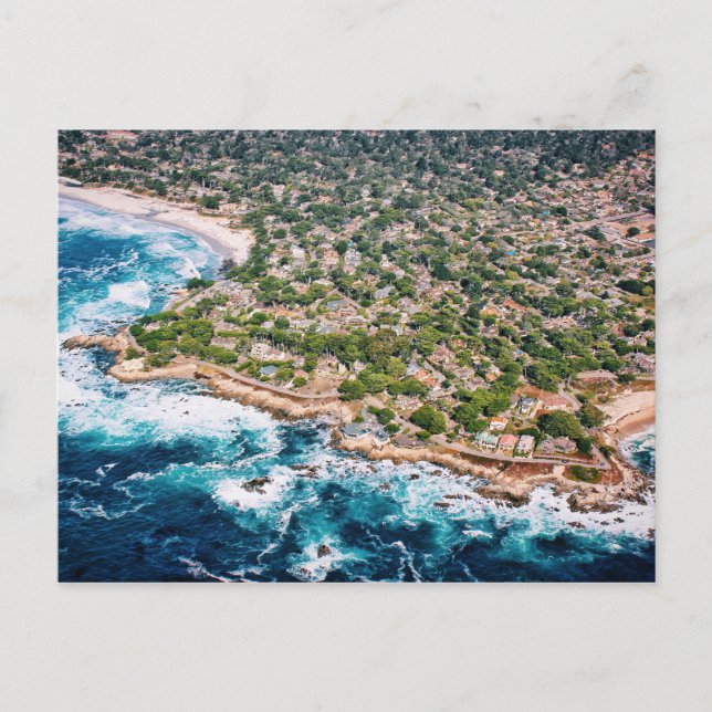 Cartão Postal Carmel-by-the-Sea, Condado de Monterey, Califórnia (Frente)