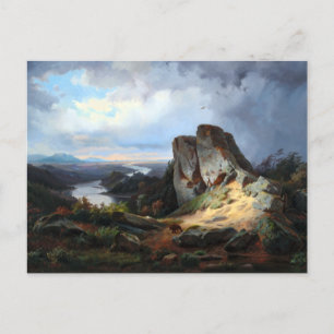 Cartão Postal Carmiencke - Urso Paisagem Ocidental