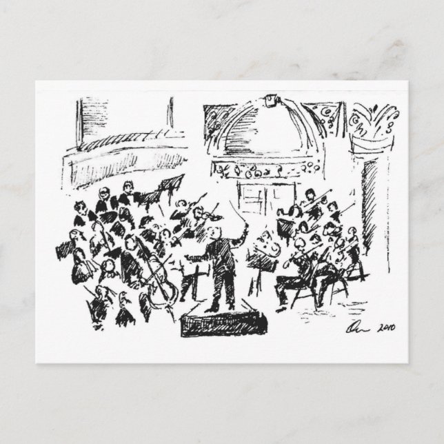 Cartão Postal carnagie hall concert 2010 (Frente)