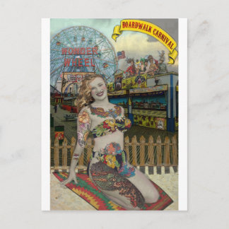Cartão Postal Carnaval de Boardwalk