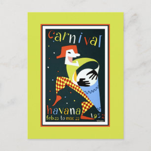 Cartão Postal Carnaval de Havana, 1952