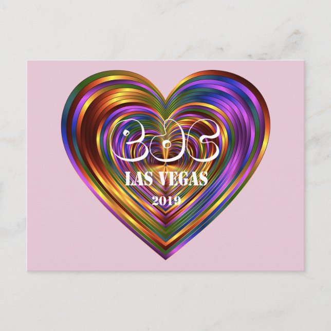 Cartão Postal Carnaval de margarida elétrica - Las Vegas 2019 (Frente)