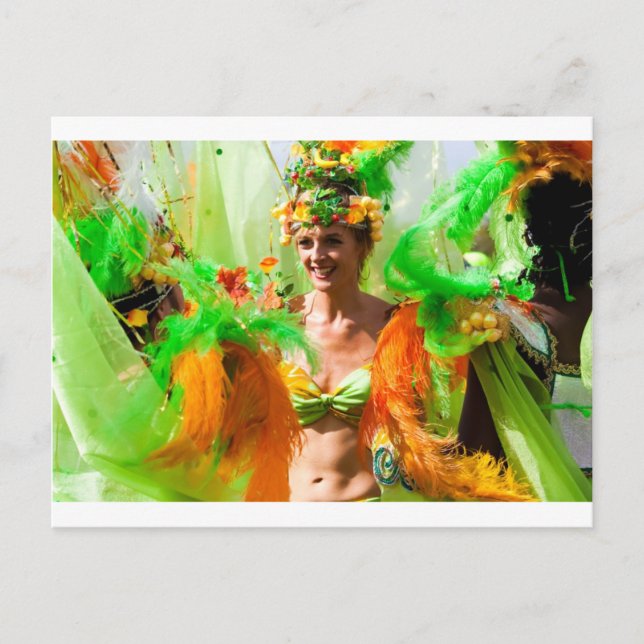 Cartão Postal Carnaval de Notting Hill (Frente)