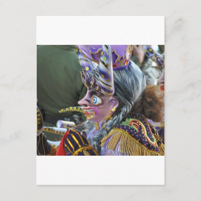 Cartão Postal Carnaval de Oruro, Bolívia (Frente)