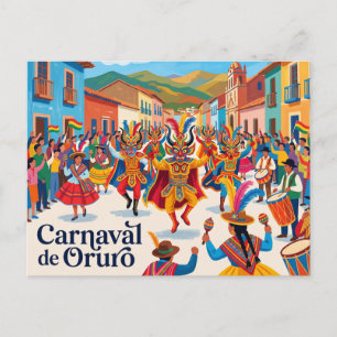 Cartão Postal Carnaval de Oruro Bolívia