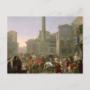 Cartão Postal Carnaval de Roma, c.1650-51