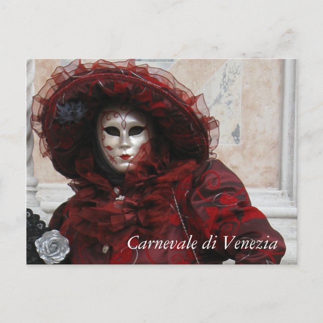 Cartão Postal Carnaval de Veneza (Frente)