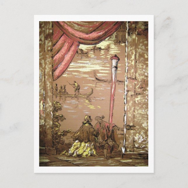 Cartão Postal Carnaval de Veneza (Frente)