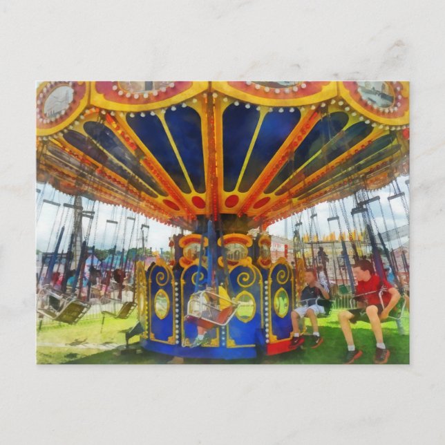 Cartão Postal Carnaval - Super Swing Ride (Frente)