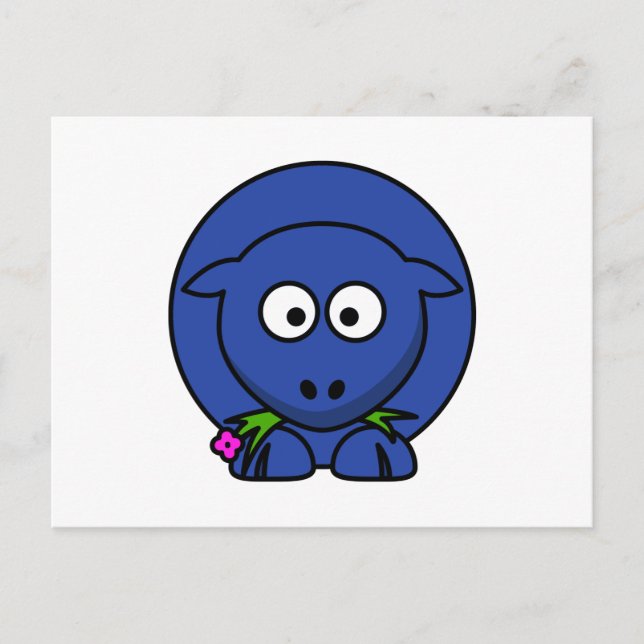 Cartão Postal Carneiro Azul (Frente)