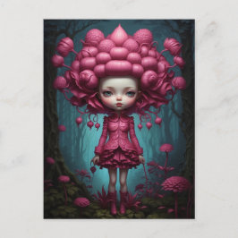 Cartão Postal Carnet Fille Inspiration Mark Riden & Tim Burton