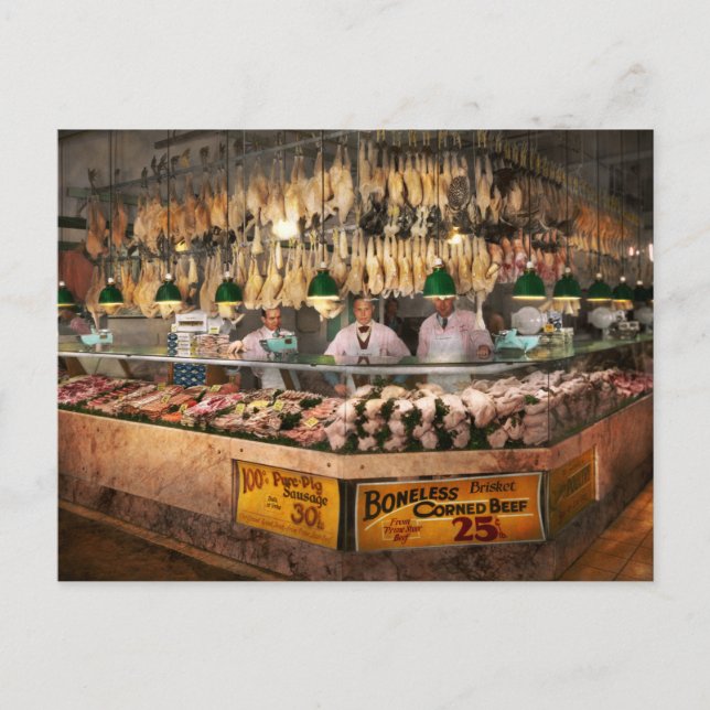 Cartão Postal Carniceiro - Viciado em frango 1931 (Frente)