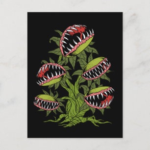 Cartão Postal Carnivorous Plant Gifts Monster Venus Fly Trap