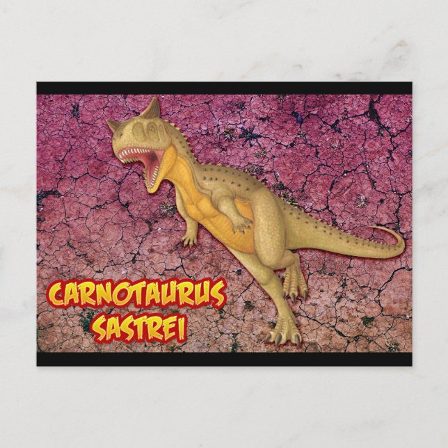 Cartão Postal Carnotaurus Sastrei (Frente)