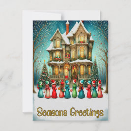 Cartão Postal Caroleiros de Natal