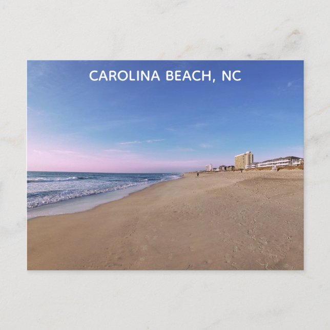 Cartão Postal Carolina Beach North Carolina Viagem (Frente)