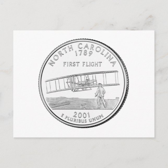 Cartão Postal Carolina do Norte (Frente)