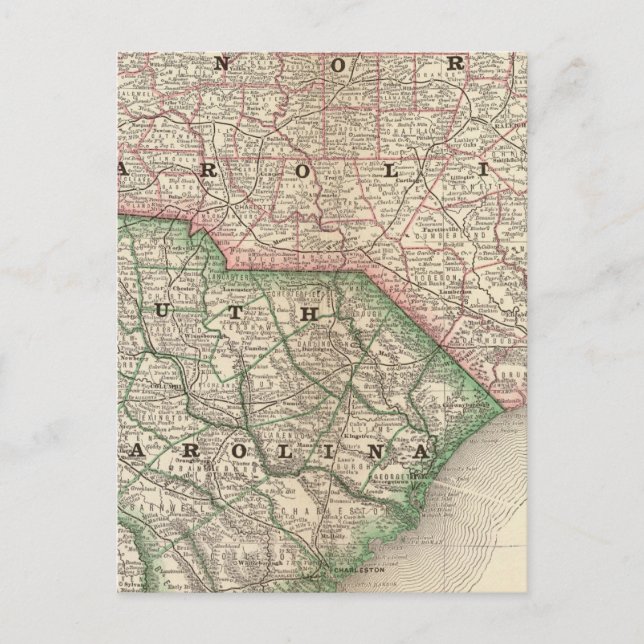 Cartão Postal Carolina do Norte e do Sul 3 (Frente)