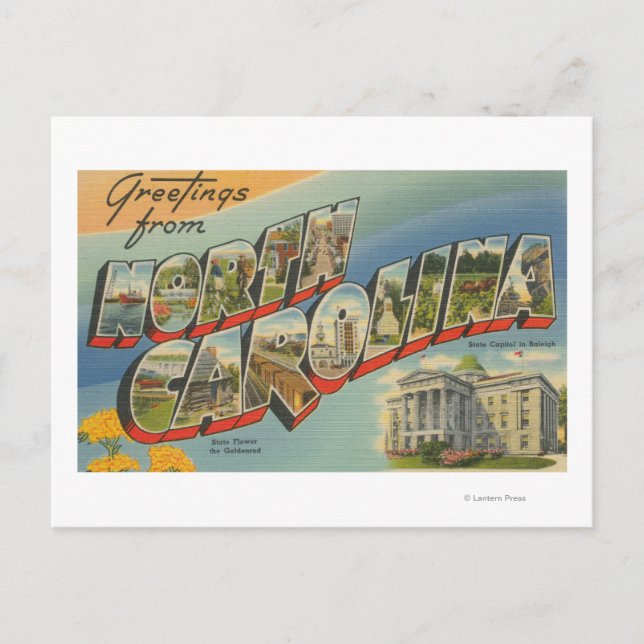 Cartão Postal Carolina do Norte - Grande Cena 2 (Frente)