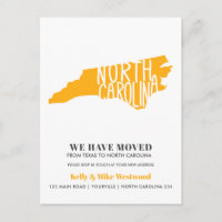 CAROLINA DO NORTE Mudamos Novo endereço Nova Casa 