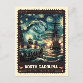 Cartão Postal Carolina do Norte | Vincent Van Gogh inspirado