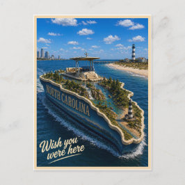 Cartão Postal Carolina do Norte | Wish You Were Here | Série dos