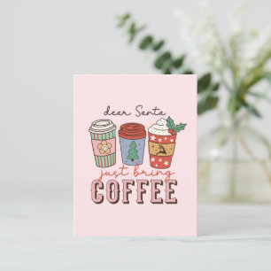 Cartão Postal Caros Papais noeis Festa de Natal