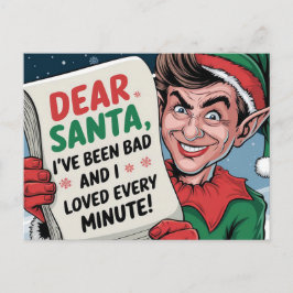 Cartão Postal Caros Papais noeis, tenho sido um Design de divers