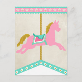 Cartão Postal Carousel Pennant Banner Spacer