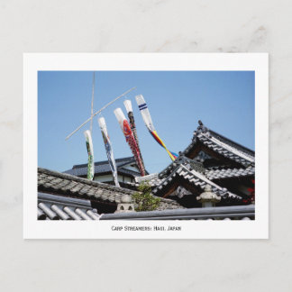 Cartão Postal Carp Streamers: Hagi, Japan
