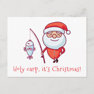 Cartão Postal Carpa Santa é Natal