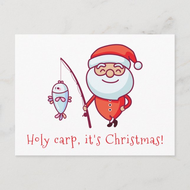 Cartão Postal Carpa Santa é Natal (Frente)