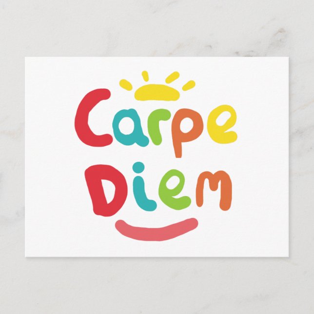 Cartão Postal Carpe Diem (Frente)
