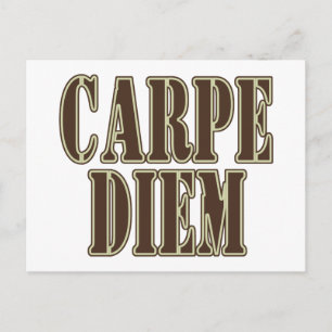 Cartão Postal Carpe Diem