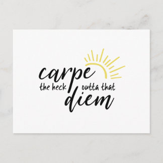 Cartão Postal Carpe Diem