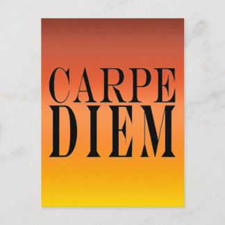 Cartão Postal Carpe Diem Agita o Dia da Felicidade de Citação La