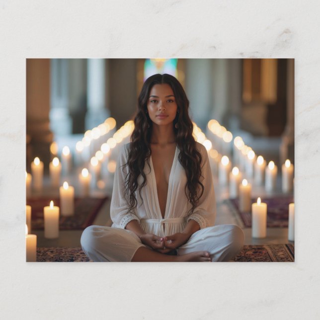 Cartão Postal CARPE DIEM - Meditation - Yoga (Frente)