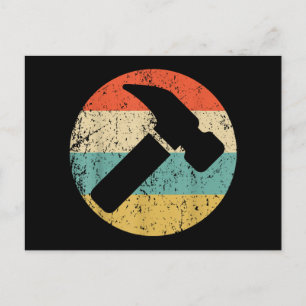 Cartão Postal Carpenter Vintage - Hammer Retrovisor