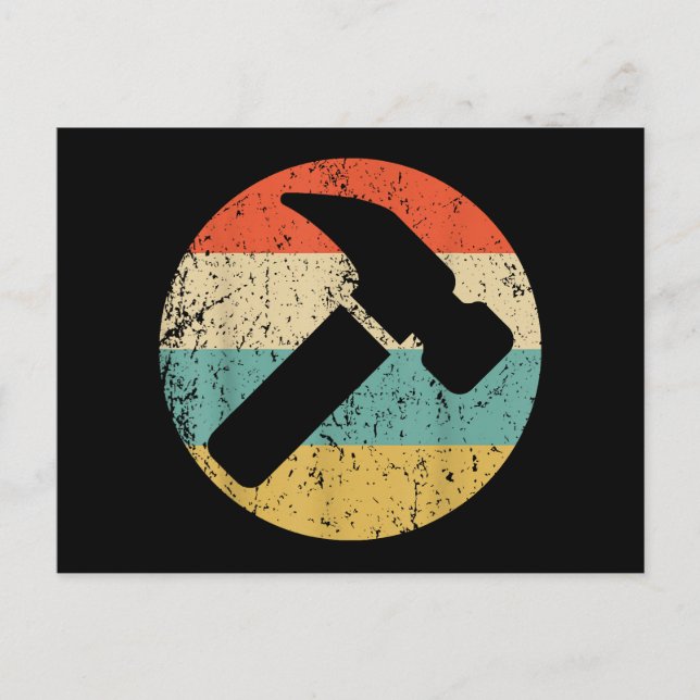 Cartão Postal Carpenter Vintage - Hammer Retrovisor (Frente)