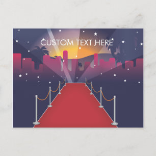 Cartão Postal Carpete Vermelho Celebridades