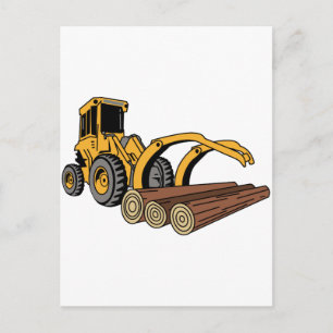 Cartão Postal Carregador de Madeira