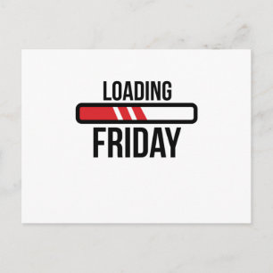 Cartão Postal Carregando sexta-feira