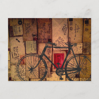 Cartão Postal Carrinho do Bike Messenger