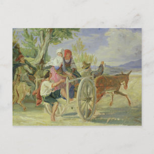 Cartão Postal Carrinho Italiano
