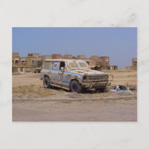 Cartão Postal Carro abandonado da Ilha Falaka