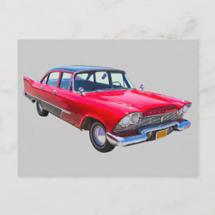 Cartão Postal Carro Antiquado Clássico de Savoy Savoy 1958