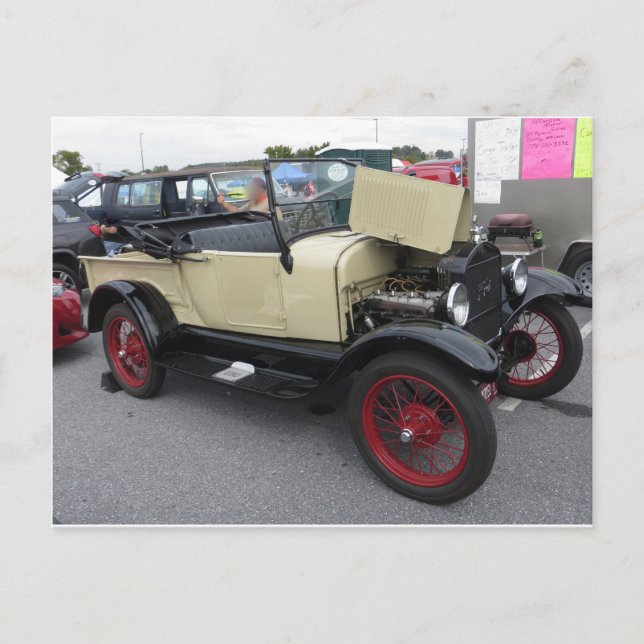 Cartão Postal Carro Antotico Tan (Frente)