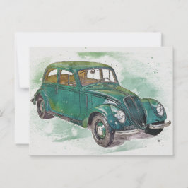 Cartão Postal Carro Clássico