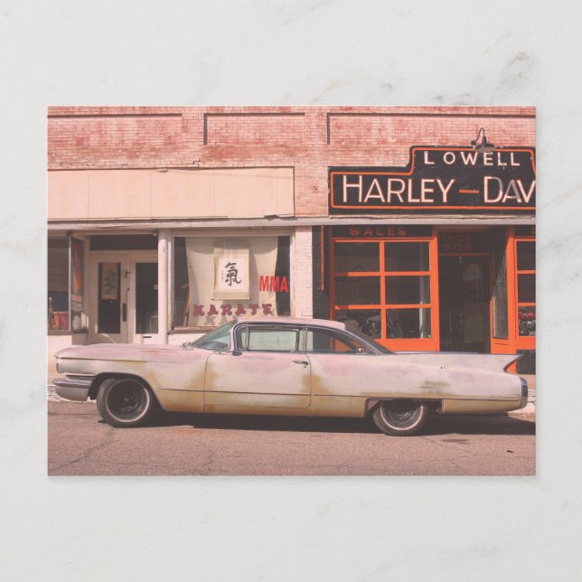 Cartão Postal Carro Clássico Velho Oeste (Frente)