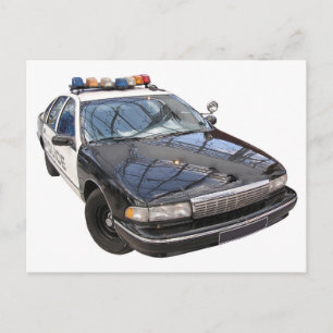 Cartão Postal Carro da Polícia
